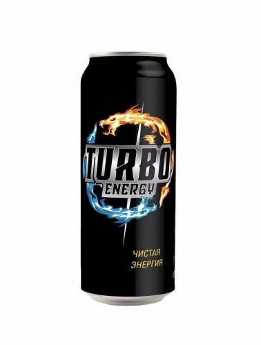 Напиток Turbo Energy энергетический безалкогольный 0,45 л