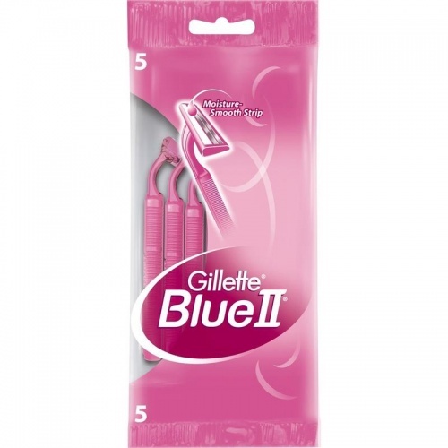 Станок Gillette Blue II одноразовый для женщин, 5 шт.