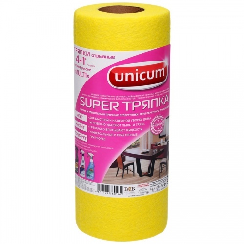 Тряпка Unicum Universal 4+1м, 20 листов