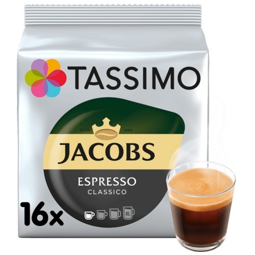 Кофе молотый в капсулах Tassimo натуральный жареный Эспрессо Классико 118г