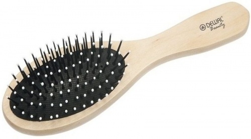 Щетка для волос Dewal Beauty деревянная с пластиковыми штифтами