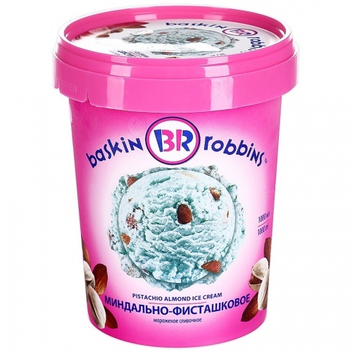Мороженое Baskin Robbins миндально-фисташковое 1л