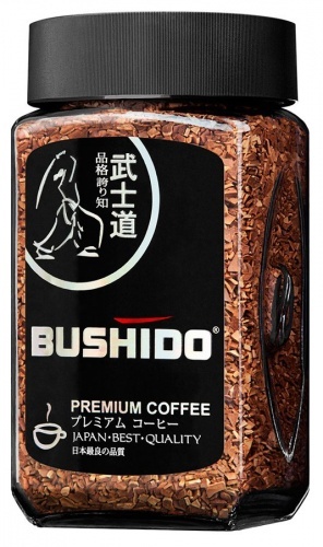 Кофе Bushido Black Katana растворимый, сублимированный 100г
