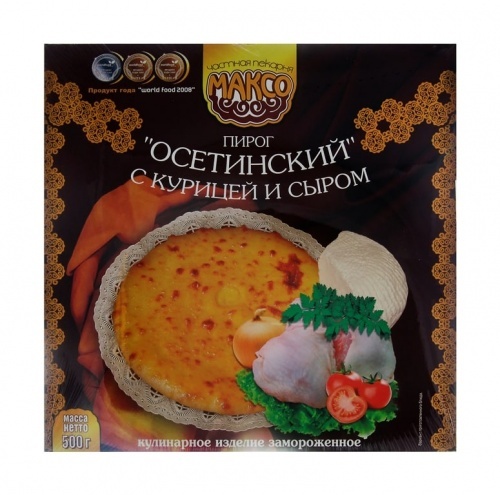 Пирог Максо Осетинский с курицей и сыром 500г