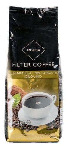 Кофе Rioba Filter coffee 80% арабика 20% робуста 1кг