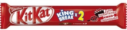 Шоколад Nestle молочный Kit Kat King с хрустящей вафлей, 58г, в упаковке 35 шт.