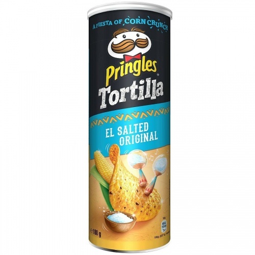Чипсы Pringles Tortilla кукурузные с солью 160г
