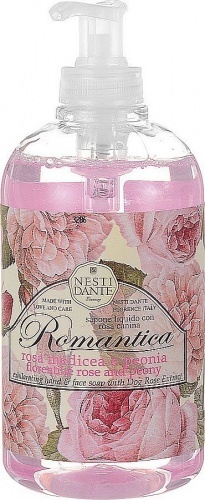 Жидкое мыло Nesti dante Romantica Флорентийская роза и пион, 500 мл