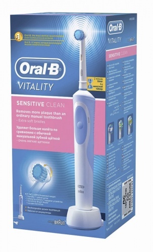 Электрическая зубная щетка Oral-B Vitality D12.513S Sensitive Clean