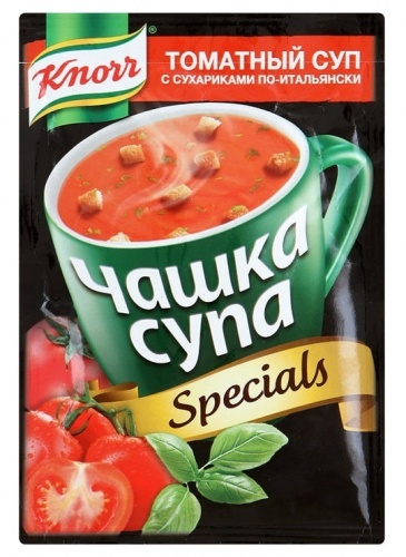 Суп Knorr Чашка супа томатный с сухариками по-итальянски 18г