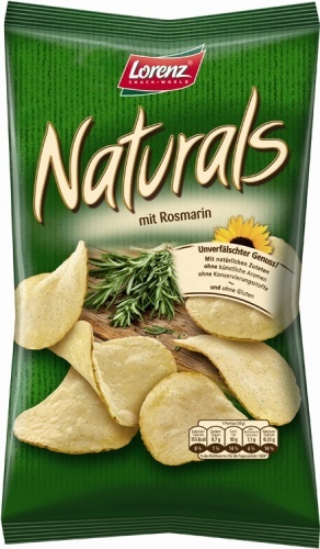 Чипсы Lorenz Naturals картофельные с розмарином 100г