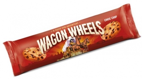 Печенье Wagon wheels с кусочками шоколада 136г