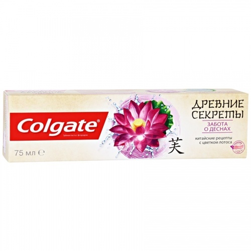 Зубная паста Colgate Древние секреты "Забота о деснах" с цветком лотоса, 75 мл