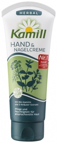 Крем для рук и ногтей Kamill Herbal 5 трав Vegan с биоромашкой, 100мл