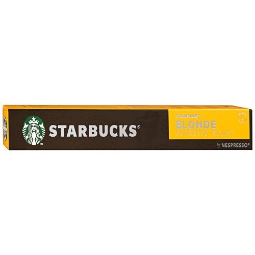 Капсулы Starbucks Blonde Espresso Roast для системы Nespresso 10 штук по 5,3г