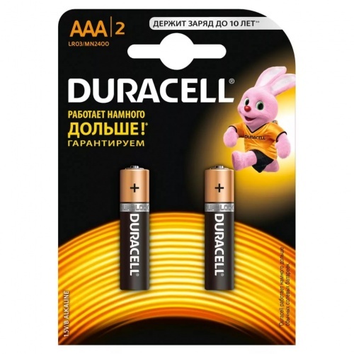 Батарейки Duracell AAA Basic 2шт