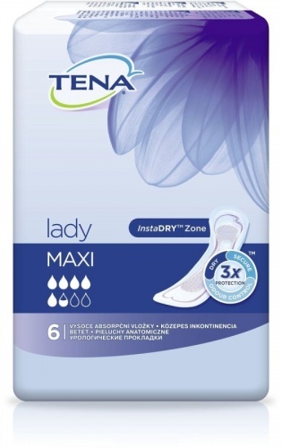 Прокладки Tena Lady Maxi урологические, 6 шт