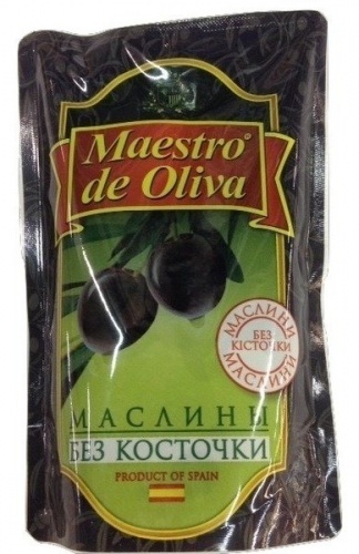 Маслины Maestro de Oliva без косточек 170г