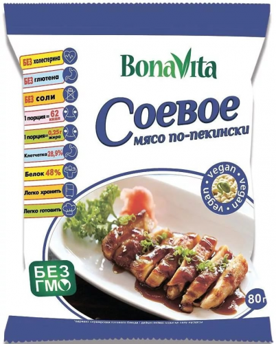 Мясо Bona Vita соевое по-пекински 80г