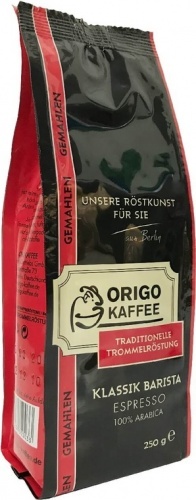 Кофе Origo Kaffee Klassik Barista Espresso молотый 250г