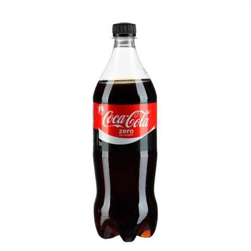 Напиток Coca-Cola Zero сильногазированный, 1л, в упаковке 12шт