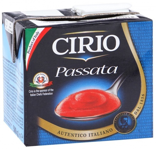 Пюре Cirio Passata томатное консервированное, 500г