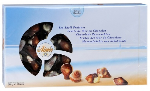 Конфеты Аimee Морские ракушки шоколадные 500г