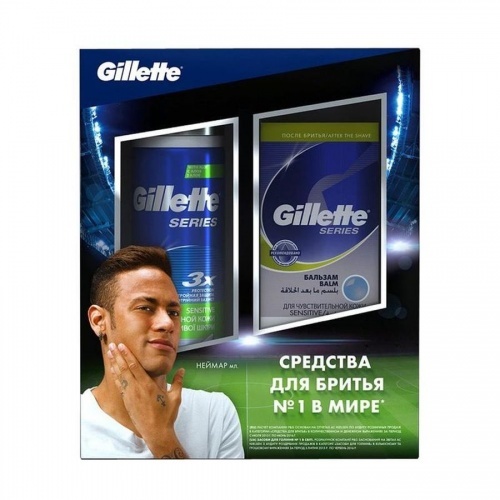 Подарочный набор Gillette Пена для бритья Gillette  + Бальзам п/бритья Gillette