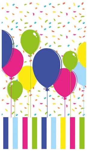 Скатерть Duni Balloons бумажная, 118x180 см