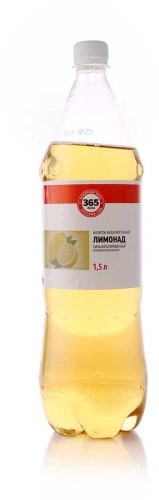 Напиток 365 Дней лимонад среднегазированный 1.5л