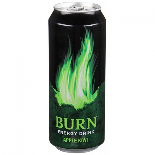 Энергетический напиток Burn  яблоко-киви 0,5л