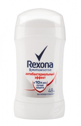 Антиперспирант-карандаш Rexona антибактериальный эффект, 40 мл