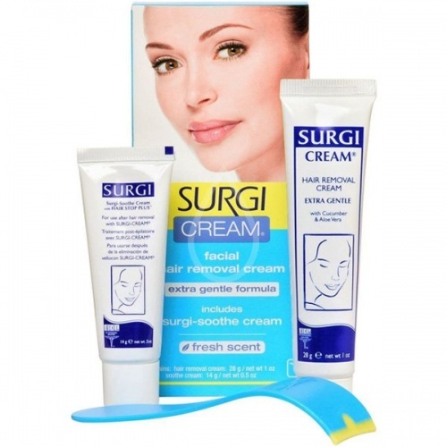 Крем для удаления волос на лице Surgi Cream Extra Gentle Formulaдля чувствительной кожи