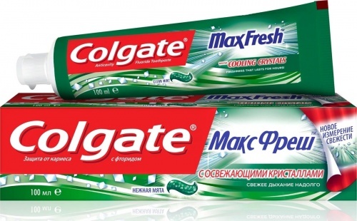 Зубная паста Colgate Max Fresh Нежная мята, 100 мл