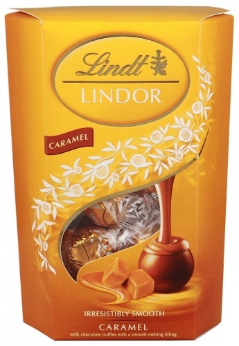 Шоколадный набор Lindt Lindor молочный с карамелью 200г