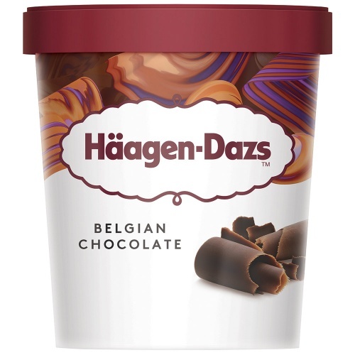 Мороженое Haagen Dazs Шоколадное пломбир Бельгийский шоколад, 430г