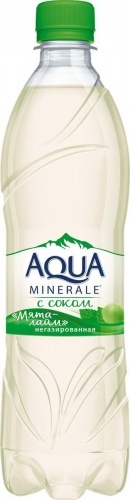Вода Aqua Minerale мята-лайм негазированная 0,5л упаковка 12шт