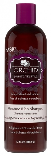 Шампунь ультраувлажняющий для волос Hask с экстрактом орхидеи и маслом белого трюфеля, 355 мл