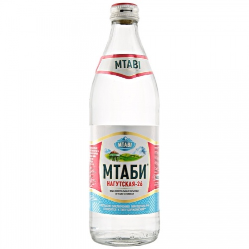 Вода минеральная лечебно-столовая Мтаби 0.5 л