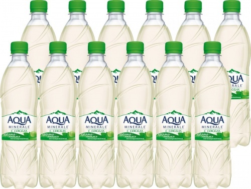 Вода Aqua Minerale мята-лайм негазированная 0,5л упаковка 12шт