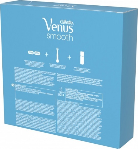 Подарочный набор Venus Бритва Smooth + Лезвие + Гель для бритья Satin Care 200 мл Подробнее: https://rozetka.com.ua/venus_7702018516384/p125572170/