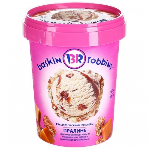Мороженое Baskin Robbins Пралине 1л