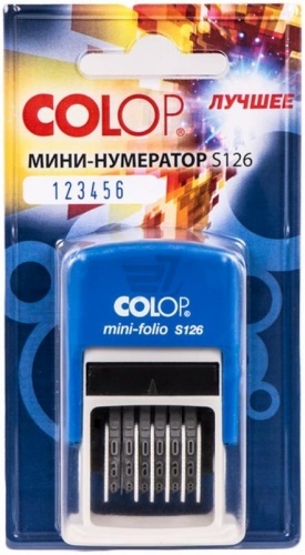 Мини-нумератор Colop s126