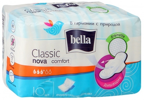 Прокладки Bella Classic Nova Comfort Drainette, 10 шт.