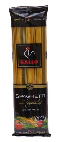 Макаронные изделия Gallo Триколор спагетти с овощами 500г