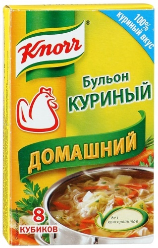 Бульон Knorr куриный домашний 8х10г
