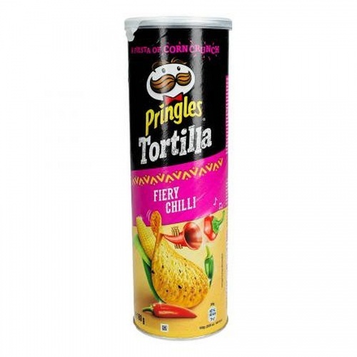Чипсы Pringles Tortilla кукурузные со вкусом острого перца чили 160г