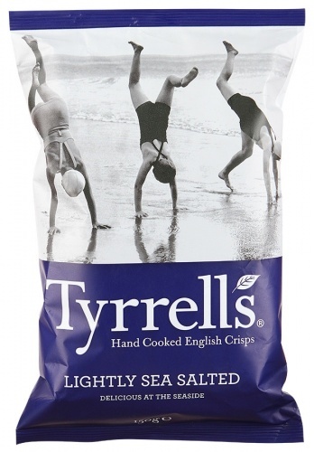 Чипсы Tyrrells картофельные, натуральные, слабосоленые, 40г