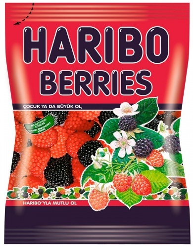 Мармелад Haribo жевательный Berries Ягоды 160г в упаковке 3шт