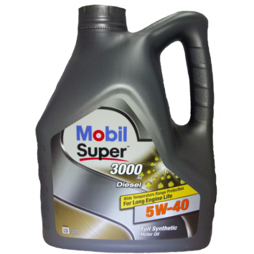 Масло моторное Mobil Super 3000  Diesel 5W-40 синтетическое 4л